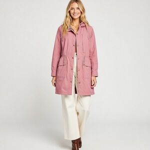 Woolrich Vintage Wool Lined Hooded Parka Field Utility Flannel Jacket Large USA